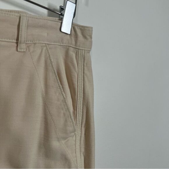 American Eagle Women’s Size 8 Long Tall 90’s Straight Painter Beige Jeans Pants - Picture 5 of 12